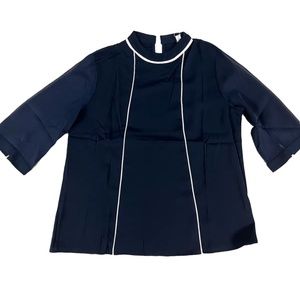 Navy Blue Woman blouse